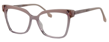 Afro Motif Women Eyeglasses: Teni - Jelly White - SpecSMART Eye Clinic (Diagonal View)